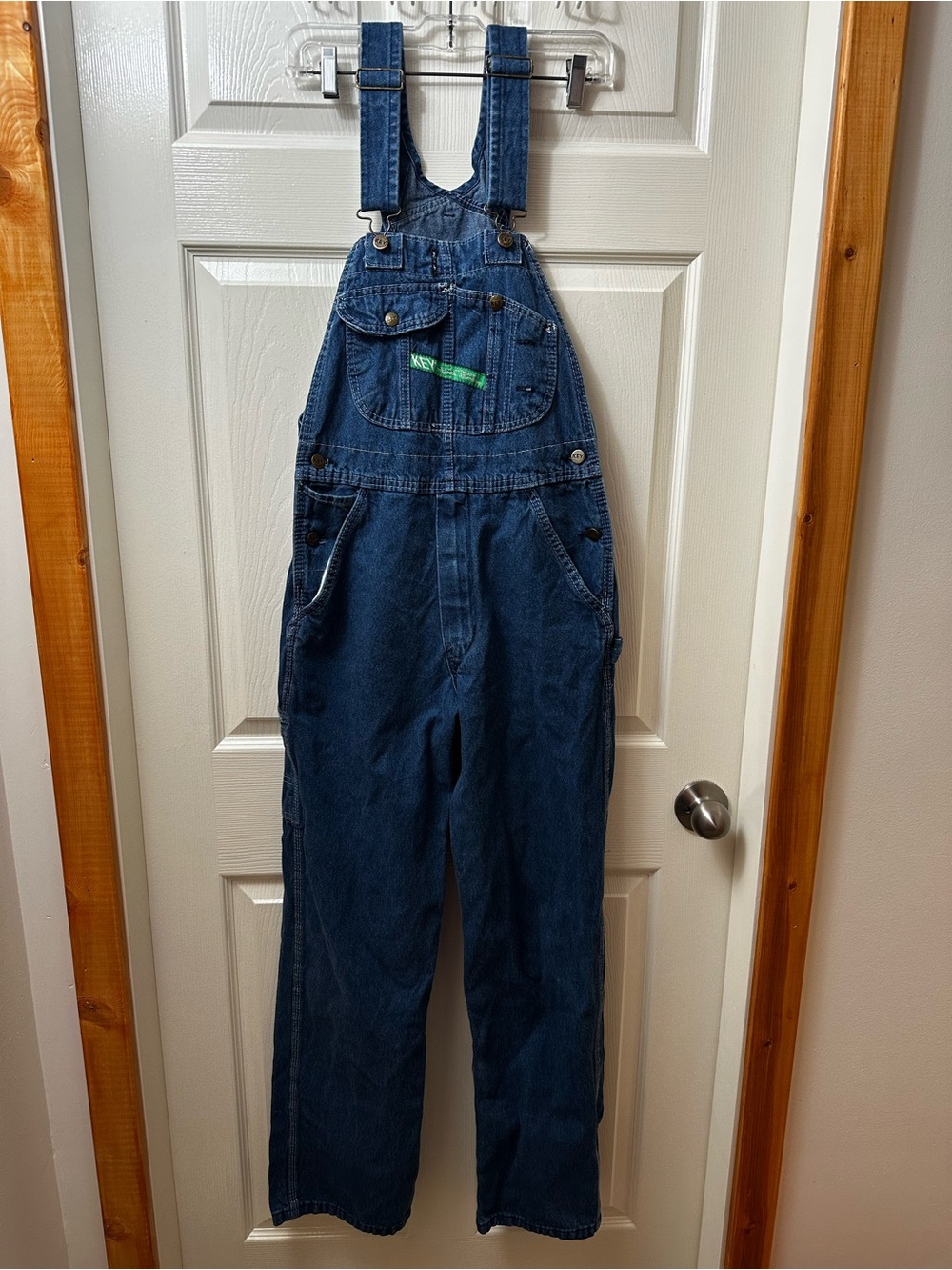 Vintage (80s) Key Imperial Denim Overalls 30x32
